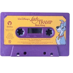 Disney Read-Along Cassette Lady and the Tramp